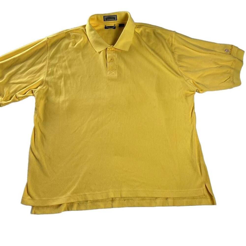 Field & Stream Yellow Moisture‎ Wicking Polo Shirt Mens XXL Outdoorsy